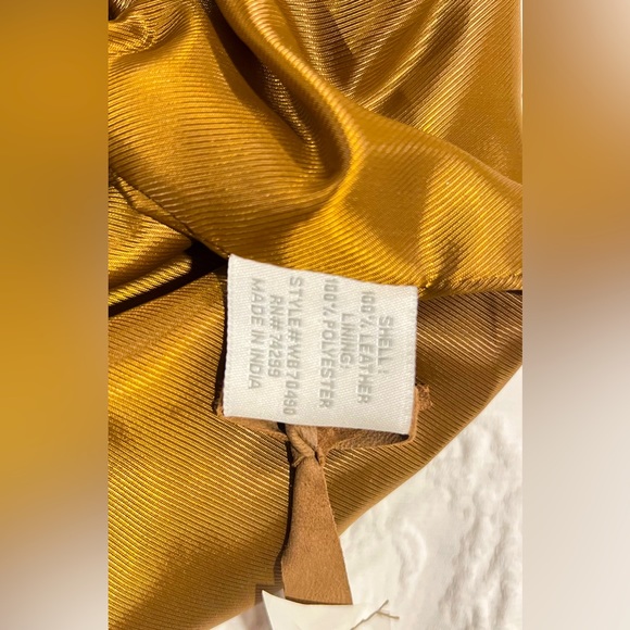 🌰WALTER BAKER LEATHER DRESS WITH FRINGE NWOT🌰VERY SOFT , RARE TO FIND - Picture 7 of 12